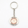 Customized Logo Malta Singapore Souvenir Gift 3D Metal Rotate Spinning Keychain