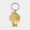 Custom Logo Gold Plated Japan Countries Travel Souvenir Keychain Metal Key Chains