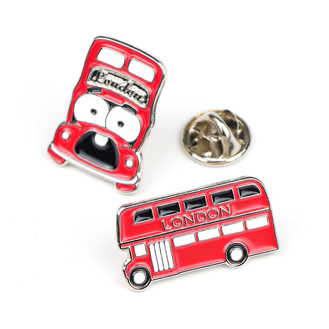 Customized Design London Souvenir Pin Metal Enamel Lapel Pin Badge Brooch