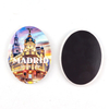 Custom Your Logo Idea Latvia Riga Tourist Souvenir Ceramic Plate Fridge Magnet