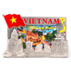 Customized Design Zinc Alloy Metal Picture Frame Countries Vietnam Georgia India Souvenir Photo Frame
