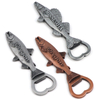 Customized Logo Die Cast Souvenir Fish Shape Zinc Alloy Metal Beer Bottle Opener Magnet
