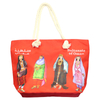 Customised Logo Luxury Countries Singapore Tourist Souvenir Canvas Tote Bag