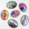 Custom Design Logo Countries Tourism Souvenir Magnet Metal Aluminum Foil Fridge Magnet