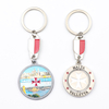 Factory Customized Made Malta Souvenir Tourist Gift Keychain 3D Metal Key Chain
