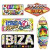 Manufacturer Custom Made Spain Ibiza Island Tourist Souvenir MDF Wooden Fridge Magnet