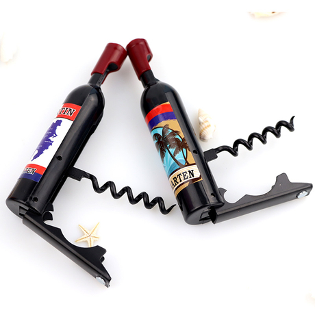 Wholesale Price Personalized Custom Logo 2 in 1 Wine Corkscrew Wine Bottle Opener