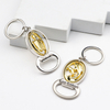 Wholesale Custom Beach Island Souvenir Tourist Keychain Enamel Metal Beer Bottle Opener Key Chain