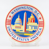 Custom Design Printed US Travel Gifts Washington DC Souvenir Ceramic Plates