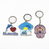 Factory Custom Logo Foil Printing Countries City Travel Souvenir Gift Metal Keychain Keyring