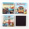 Customized Logo Design Country Cities San Francisco Souvenir Ceramic Fridge Magnet for Refrigerator