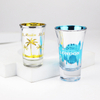 Custom Logo Laser Engraved Tourist Souvenir Trumpet Electroplating Shot Glass