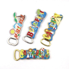 Customized Design Cancun Island Souvenir Beach Sea Enamel Metal Beer Bottle Opener Magnet