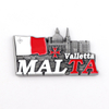 Factory Customised Made Zinc Alloy Malta Tourist Souvenir 3d Metal Fridge Magnet