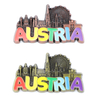 Customised Design Country Austria Vienna Souvenir Metal Refrigerator Fridge Magnets