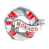 Manufacture Customised Made Zinc Alloy Metal Monaco Souvenir Fridge Magnet Souvenir