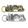 Personalized Custom Design Chicago Souvenir Metal Bottle Opener Magnet for Fridge Decor
