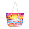 Personalized Canvas Sea Ocean Souvenir Bag Large Summer Tote Beach Bag Custom Logo