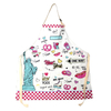 Custom Logo Digital Printed Souvenir Reusable Pocket Polyester Kids Bib Aprons
