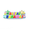 Customized Design Sea Beach Island Bahamas Souvenir Magnet 3d Resin Souvenir Fridge Magnet