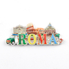 Customised Design Italy Rome Tourist Souvenir Magnet 3d Resin Refrigerator Magnets for Fridge Decor