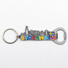 Customised Made Sweden Stockholm Souvenir Metal Key Chain Beer Bottle Opener Keychain