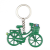 Custom Logo 3d Bicycle Bike Shaped Keychain Travel Souvenir Metal Key Chain