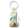 Customised logo Souvenir Multi Function Pocket Knives Mini Multi Tool Knife Keychain