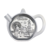 Custom Design Engraved Antique Metal Cigar Ashtray London Souvenirs Pocket Ashtray