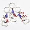Custom Paris Souvenir Initial Letter Alphabet Keyring Metal Bottle Opener Keychain