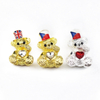 Wholesale Custom Logo Countries Tourist Souvenir 3d Metal Cute Bear Shaped Refrigerator Magnets for Fridge