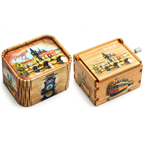 Customized Printing Logo Souvenir Musical Box Custom Mini Music Box Mechanism