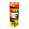 Custom Logo St Maarten St Martin Beach Souvenir Cola Shaped Water Bottle Flask