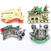 Factory Custom Design Zinc Alloy Oman Khanjar 3D Metal Tourist Souvenir Fridge Magnet