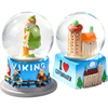 Custom Resin Snowball Viking Denmark Countries Tourist Souvenir Decorative Resin Crafts Water Snowglobe