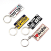 Customized Your Own Logo Countries Island City Souvenir Metal Car License Plate Keychain