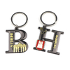 Custom Germany Souvenirs Zinc Alloy Metal Personalized Logo Alphabet Letter Initial Keychain