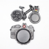 OEM Custom Logo Zinc Alloy Bicycle Shape Metal Refrigerator Magnet Denmark Souvenir Fridge Magnet