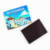 Custom Your Logo City Landmark Greece Souvenir Ceramic Fridge Magnet Various Shapes OEM Supplier