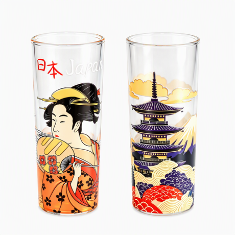 Personalized Custom Logo Design Japan Souvenir Gifts Shot Glasses for Decor