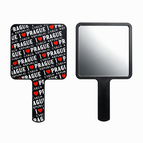 Wholesale Custom Your Own Logo Cities Travel Souvenir Handheld Mirror with Handle