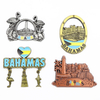 Factory Supplier Custom Design Beach Bahamas Souvenir Item Metal Fridge Magnet