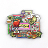 Custom Logo Design Different Countries Souvenir 3D Wooden MDF Refrigerator Fridge Magnet