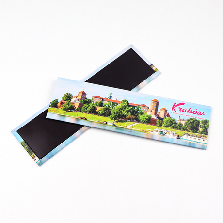 Custom Tin Plate Magnet European Countries City Souvenir Poland Krakow Souvenir Tinplate Fridge Magnet