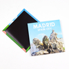 Customized Spain Madrid Souvenir Tinplate Fridge Magnet Landmark Metal Tin Plate Refrigerator Magnet