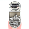 Personalized Custom Design Zinc Alloy Poland Souvenir Bottle Opener with Fridge Magnet