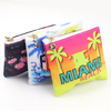 Custom Logo Polyester Zipper Money Bag Souvenir Mini Wallet Pouch Coin Purses