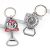 Personalized Design Tourist Souvenir Keyring Custom 3D Metal Beer Bottle Opener Keychain