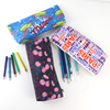 Custom Logo Pencil Bags Souvenir Stationery Office School Pencil Case Zipper Bag Pencil Pouch 
