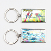Customized Logo Beach Seaside Island Souvenir Key Chain Epoxy Metal Keychain